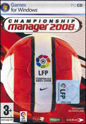 Carátula Championship Manager 2008